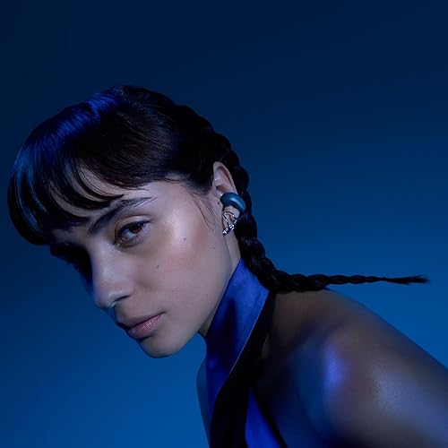 Bose Ultra Open Bluetooth Earbuds with OpenAudio, Clip On Design, Immersive Audio, 48 Hrs Playtime, Lunar Blue - Limited Edition
