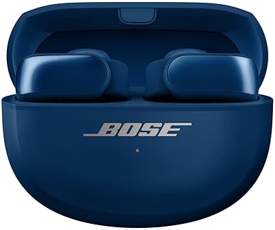 Bose Ultra Open Bluetooth Earbuds with OpenAudio, Clip On Design, Immersive Audio, 48 Hrs Playtime, Lunar Blue - Limited Edition