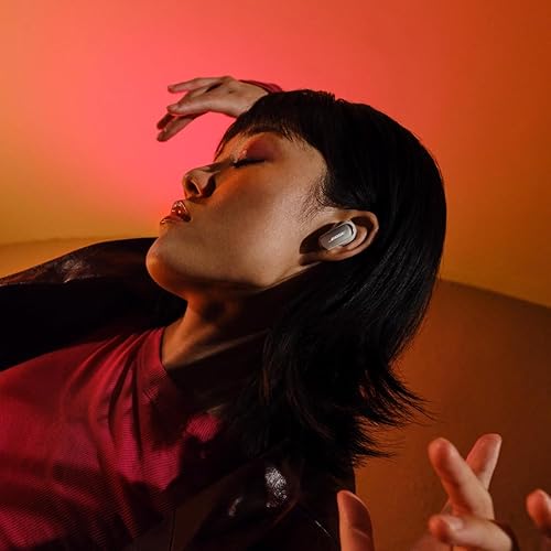 Bose QuietComfort Ultra Wireless Earbuds with Spatial Audio and Active Noise Cancellation, White Smoke