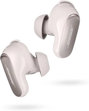 Bose QuietComfort Ultra Wireless Earbuds with Spatial Audio and Active Noise Cancellation, White Smoke