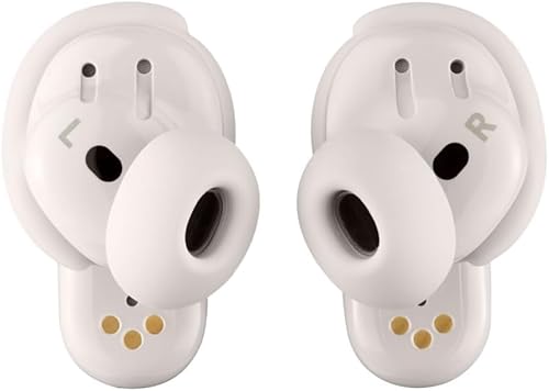 Bose QuietComfort Ultra Wireless Earbuds with Spatial Audio and Active Noise Cancellation, White Smoke