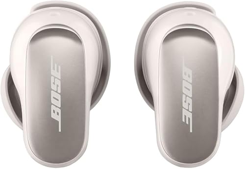 Bose QuietComfort Ultra Wireless Earbuds with Spatial Audio and Active Noise Cancellation, White Smoke