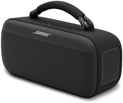 Bose SoundLink Max Portable Speaker - Large IP67 Waterproof Bluetooth Speaker - Up to 20 Hours Playtime - USB-C - 3.5mm AUX - Black