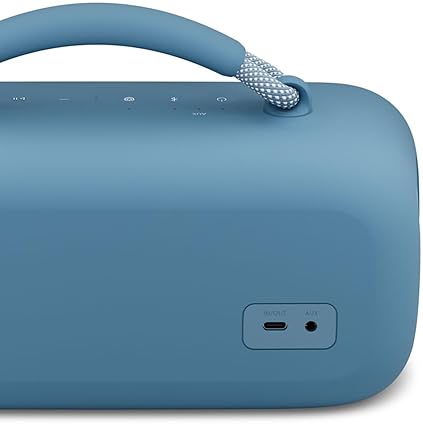 Bose SoundLink Max Portable Speaker - Large Waterproof Bluetooth Speaker, 20-Hour Playtime, USB-C, 3.5mm AUX Input - Blue Dusk