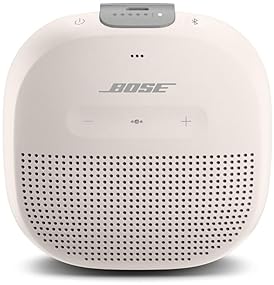 Bose SoundLink Micro Bluetooth Speaker - Small Waterproof Portable Speaker, White Smoke