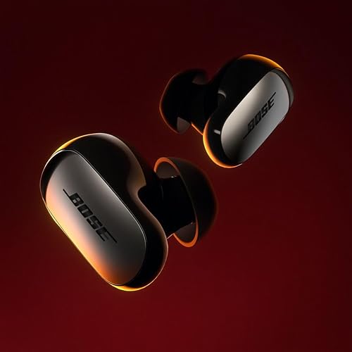 Bose Ultra Bluetooth Earbuds with Spatial Audio & ANC, Deep Bass, 6-Hr Playtime, Black