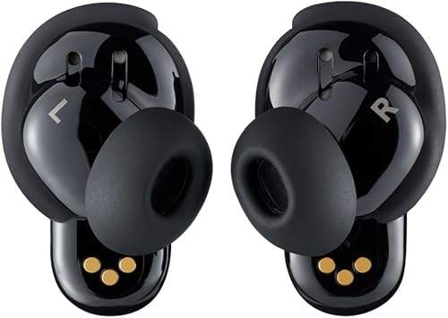 Bose Ultra Bluetooth Earbuds with Spatial Audio & ANC, Deep Bass, 6-Hr Playtime, Black