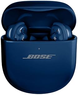 Bose QuietComfort Ultra Wireless Earbuds with Spatial Audio & Active Noise Cancellation, Deep Bass, 6-Hour Playtime, Lunar Blue - Limited Edition