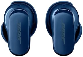 Bose QuietComfort Ultra Wireless Earbuds with Spatial Audio & Active Noise Cancellation, Deep Bass, 6-Hour Playtime, Lunar Blue - Limited Edition