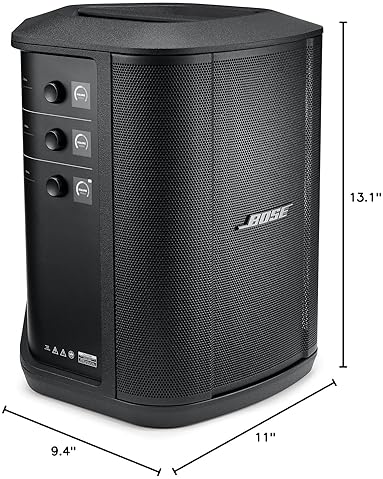 Bose S1 Pro+ Portable Bluetooth Speaker PA System, Black