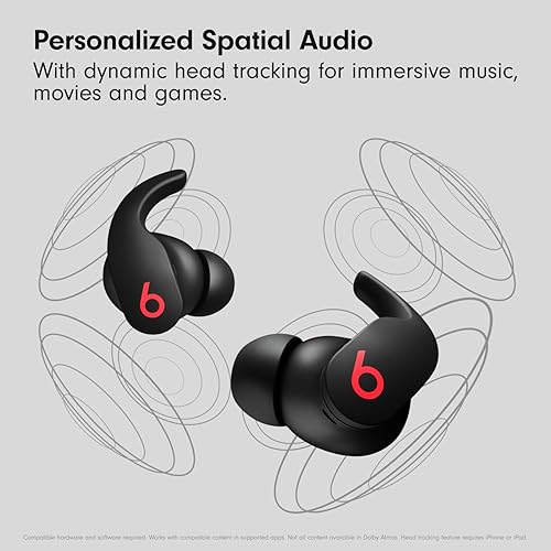 Apple Beats Fit Pro Wireless Noise Cancelling Earbuds with Apple H1 Chip - Apple & Android Compatible - Class 1 Bluetooth - 6 Hours Listening Time - Black