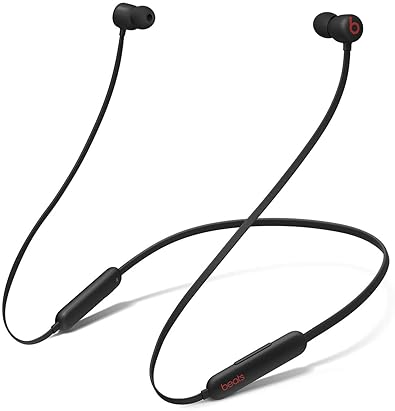 Apple Beats Flex Wireless Earbuds with Apple W1 Chip - Magnetic Earphones, Class 1 Bluetooth, 12-Hour Battery - Black'