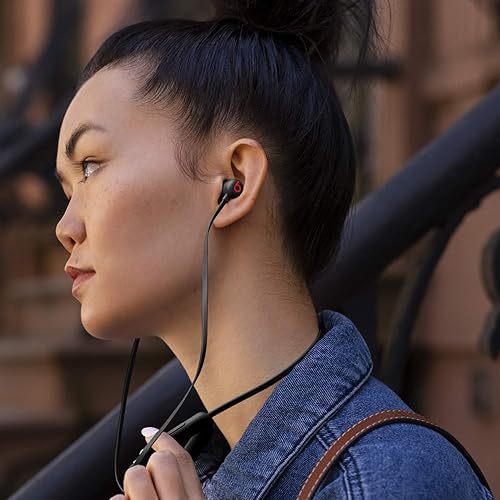 Apple Beats Flex Wireless Earbuds with Apple W1 Chip - Magnetic Earphones, Class 1 Bluetooth, 12-Hour Battery - Black'