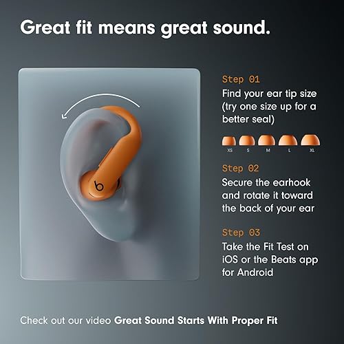 Beats Powerbeats Pro 2 Wireless Earbuds - Noise Cancelling, Heart Rate Monitor, 45H Battery, Electric Orange