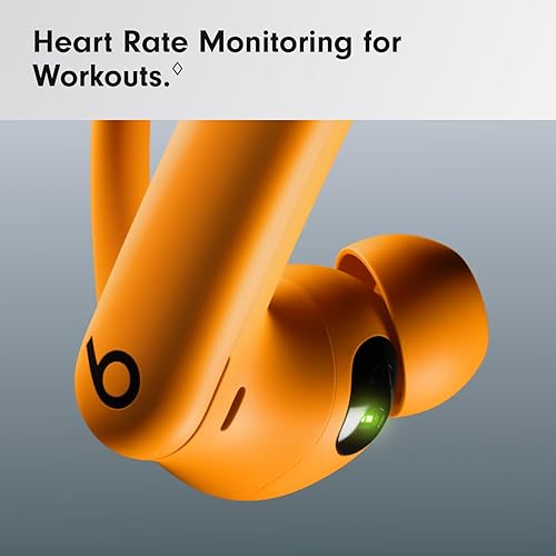 Beats Powerbeats Pro 2 Wireless Earbuds - Noise Cancelling, Heart Rate Monitor, 45H Battery, Electric Orange