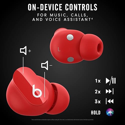 Beats Studio Buds - True Wireless Noise Cancelling Earbuds - Red