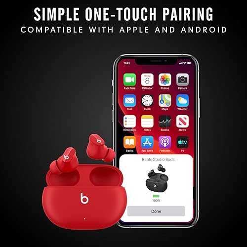 Beats Studio Buds - True Wireless Noise Cancelling Earbuds - Red