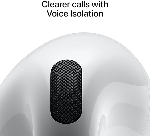 Apple AirPods 4 Wireless Earbuds with Spatial Audio, Sweat Resistant, USB-C Charging - Up to 30H Battery