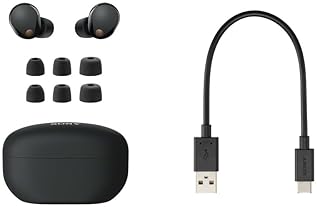 Sony WF-1000XM5 Wireless Noise-Canceling Earbuds with Alexa, Black