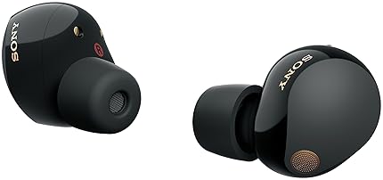 Sony WF-1000XM5 Wireless Noise-Canceling Earbuds with Alexa, Black