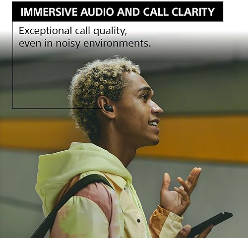 Sony LinkBuds Fit Truly Wireless Noise Canceling Earbuds - Small & Light with Air Fitting Supporters - Black