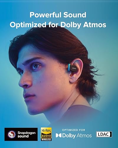Cleer ARC 3 Gaming Earbuds - Wireless Headphones with Snapdragon & Dolby Sound, Bluetooth 5.4 - Compatible with PS4, PS5, PC, Quest, Switch - Black