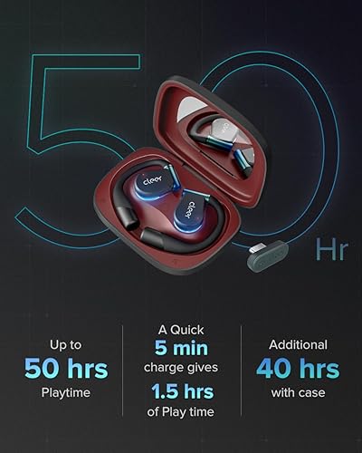 Cleer ARC 3 Gaming Earbuds - Wireless Headphones with Snapdragon & Dolby Sound, Bluetooth 5.4 - Compatible with PS4, PS5, PC, Quest, Switch - Black