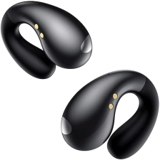 Boytond Wireless Bluetooth Bone Conduction Earbuds - Waterproof, Secure Fit, Small Ears, Black