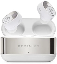 Devialet Gemini II True Wireless Earbuds - Iconic White - Premium Sound Quality & Noise Cancellation - Ideal for Daily Music & Commute