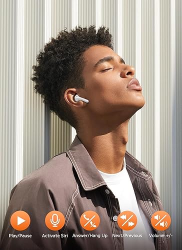 Huizhou Liying Bluetooth 5.4 Wireless Earbuds with Touch Screen, ANC/ENC, 48H Playtime - Bass Stereo Sound - Laptop, Android/iOS, Pad