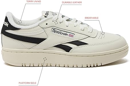 Reebok Club C Double Revenge Women's Platform Tennis Shoes - Stylish Sneakers