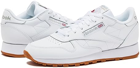 Reebok Women's Classic Leather Sneakers Black/White Tennis Shoes Sizes 5-11