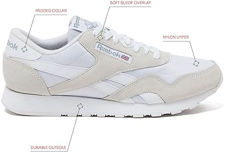 Reebok Women's CL Nylon MH Sneaker - Stylish Fashion Footwear