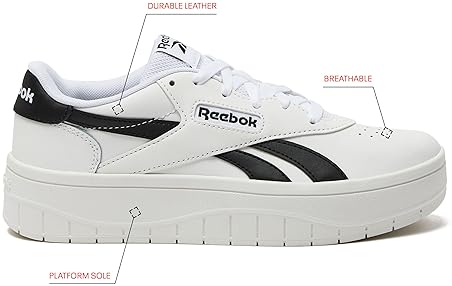 Reebok Court Advance Surge Women's Platform Sneakers - Fashion Tennis Shoes