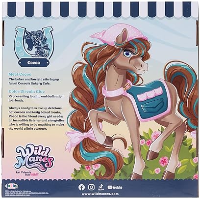 Jakks Pacific Cocoa's Bakery Café Cart Playset with Horse Doll Figure and Accessories