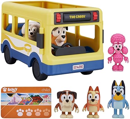 Moose Toys Bluey Bus and Friends 2.5-3 inch Figures | Amazon Exclusive