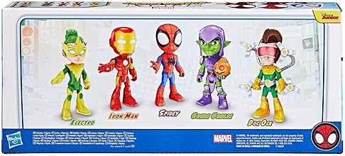 Marvel Spidey and Friends Action Figures Pack, 5 Figures, 4-Inch, Ages 3+ (Amazon Exclusive)