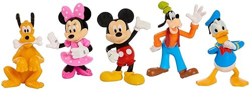 Disney Mickey Mouse Figure Set, 5-Pack Kids Toys, Ages 3+, by Just Play