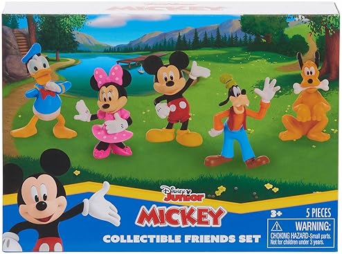 Disney Mickey Mouse Figure Set, 5-Pack Kids Toys, Ages 3+, by Just Play