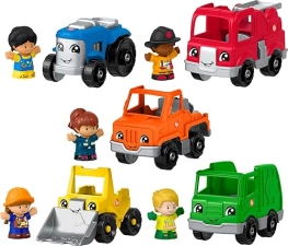 Fisher-Price Little People Toddler Playset with 10 Toys for Preschool Pretend Play - Ages 1+