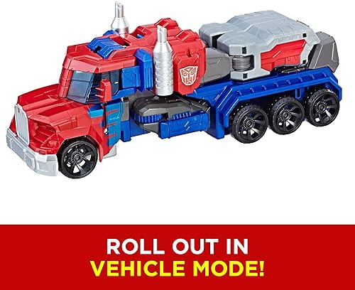 Hasbro Heroic Optimus Prime Action Figure - Large-Scale Transformer Toy Truck - Ages 6+, 11-inch (Amazon Exclusive)