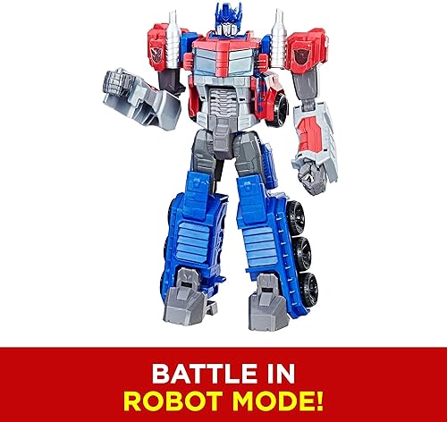 Hasbro Heroic Optimus Prime Action Figure - Large-Scale Transformer Toy Truck - Ages 6+, 11-inch (Amazon Exclusive)