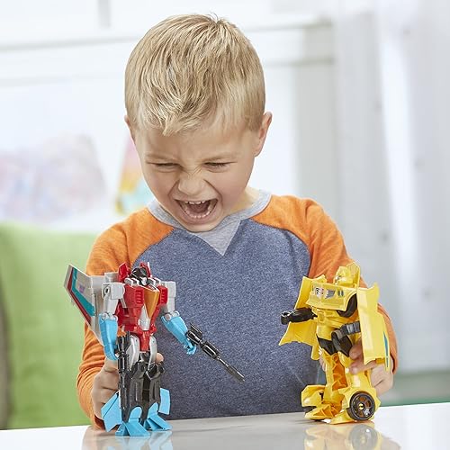 Hasbro Transformers Bumblebee and Starscream Action Figures 2-Pack - Kids 6+ - 7-inch - Amazon Exclusive