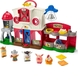Fisher-Price Little People Farm Playset for Kids 1+ Years with Smart Stages (Amazon Exclusive)