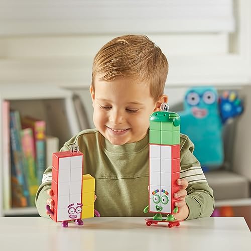 Hand2mind Numberblocks Friends 13-14 Figures: Math Toys for Kids