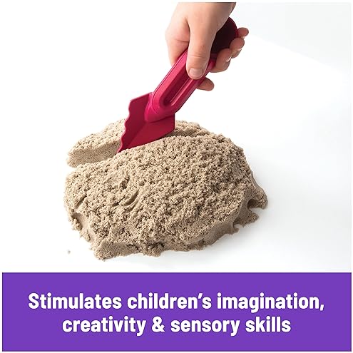 Spin master Kinetic Sand Box Set with 2lbs Play Sand, Molds & Tools - Sensory Toys for Kids 3+