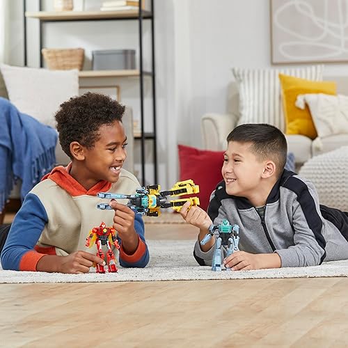 Hasbro Interactive Transformers EarthSpark Cyber-Combiner Bumblebee & Mo Malto Action Figures for Kids 6+"