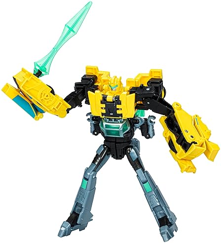 Hasbro Interactive Transformers EarthSpark Cyber-Combiner Bumblebee & Mo Malto Action Figures for Kids 6+"