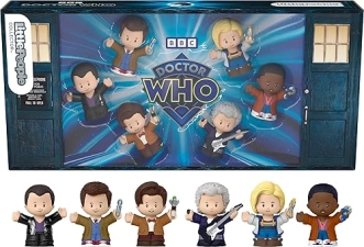 Fisher Price Doctor Who TV Series Special Edition Little People Collector Set - 6 Characters Display Package for Adult Fans