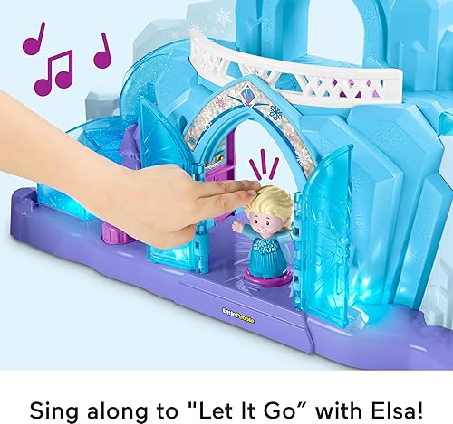 Fisher-Price Disney Frozen Elsa Ice Palace Playset for Toddlers 18+ Months